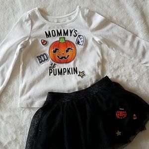 The Children's Place Halloween tutu outfit
